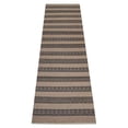thumbnail image 4 of Rugsotic Carpets Eco-Friendly Woven Hand Woven Kilim Flat Weave Cream Charcoal Contemporary Area Rug, 3'x13' Runner, Antimicrobial, 4 of 5