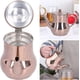 thumbnail image 5 of Tetera de acero inoxidable KAIYANG de 500 ml con infusor oro rosa, 5 of 5
