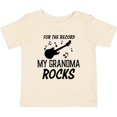 thumbnail image 3 of Inktastic For the Record My Grandma Rocks Boys or Girls Baby T-Shirt, 3 of 5