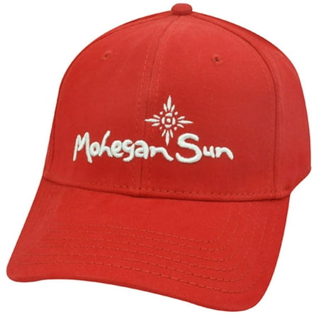 Mohegan Sun Luxury Hotel Casino Arena Connecticut Flex Fit Red White Hat