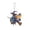 Blue, variant on Eolstice Enchanting Witch Wall Art Hanging Ornament, Halloween Window Garden Girl Decor, Spooky Home Accent, Ideal For Indoor Outdoor Garden Party Display