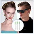 thumbnail image 4 of 300 Pcs Earrings Hole Cleaner, Piercing Cleaner Floss Disposable Earring Hole Cleaner Floss Ear Care Cleaning Tool A,300 Pcs * Earrings Hole Cleaner,Green, 4 of 7