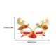 thumbnail image 5 of Toystoory Gafas de Navidad Marco Festival Navidad Vacaciones Hogar Comedor Bar Hotel Café Decoración Foto Prop Anteojos Ornamento Niños Kits de decoración para fiestas animales de oro Toystoory HA069936-03, 5 of 6