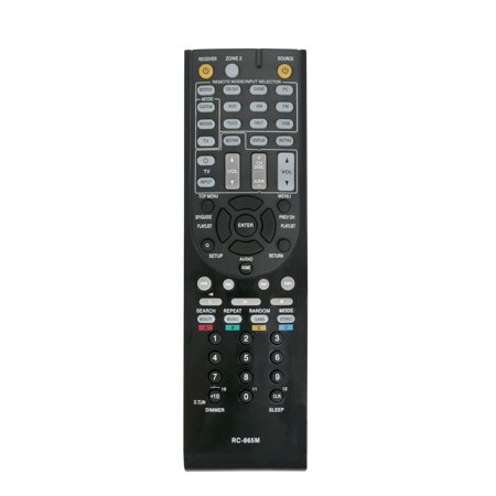 RC-865M RC-866M Replace Remote fit for Onkyo AM/FM Stereo Surround Sound AVR Home Theater AV Receiver TX-NR315 RC-866M TX-NR737 TX-NR525 HT-R391
