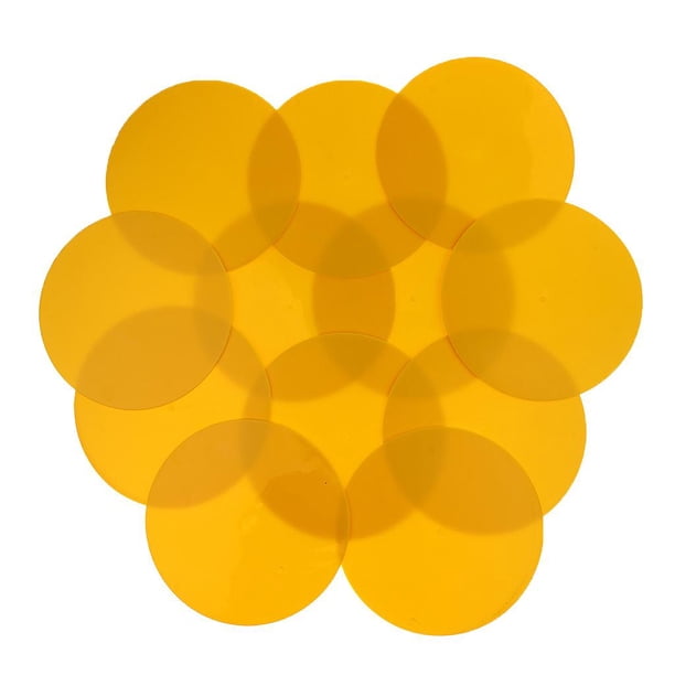 res de Puntos de PVC de 9 Pulgadas para Entrenamiento de Fútbol, Fútbol Y Baloncesto, Juego de 12 Amarillo Macarena Marcadores de puntos deportivos