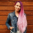 thumbnail image 4 of REK Long Braiding Hair Stretched Synthetic Braiding Hair Extensions For Braids Hair Extensions For Stage Party Halloween Costume Cosplay, 4 of 6