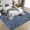 Blue Tint, variant on 2x6 Washable Kitchen Modern Abstract Runner Rug for Hallway Beige Contemporary Solid Rug Non-Slip Foldable Aesthetic Accent Floor Carpet for Bedroom
