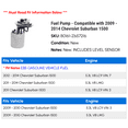 thumbnail image 2 of Fuel Pump - Compatible with 2009 - 2014 Chevy Suburban 1500 2010 2011 2012 2013, 2 of 2