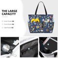 thumbnail image 3 of Balery Marine Nautical Beach Travel Bag - Water-Resistant, Large Capacity Lightweight Tote with 7 Pockets for Women and Men - Perfect for Beach, Pool, Gym, and Travel, 3 of 7