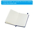 thumbnail image 4 of Unique Bargains Carnet de Notes Ligné A6 5.5x3.7' Couverture Rigide 160 Pages 80 Gsm Papier Épais, Bleu, 4 of 8