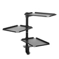 thumbnail image 6 of LOLIPPYY Multipurpose Clamp-On Desk Organizer Shelf with Rotating Metal Trays for Home and Office Use, 6 of 8