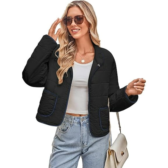ieFashion 2025 Cropped Jean Jackets for Women Fashion Short Denim Shacket Jacket Lightweight Fitted Stretchy with Pockets