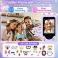 thumbnail image 6 of Kids Smart Phone for Girls Unicorn Gifts for Age 6-8 with Dual Camera Music Game Stories Touchscreen Kids Phone Learning Toy Christmas Birthday Gifts for 3 4 5 6 7 Year Old Girls with 8G SD Card, 6 of 8