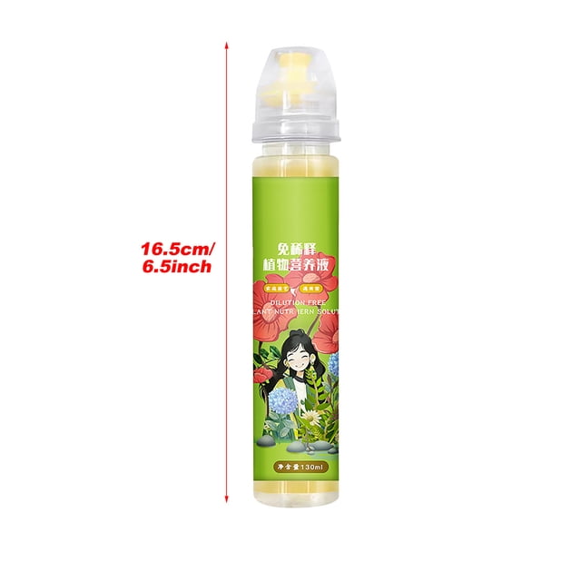 Solución Nutritiva Hidropónica 130Ml Fertilizante Líquido de Flores para Plantas en Macetas, Fórmula Equilibrada de Npk para el Crecimiento Hidropónico Interior, Exterior Y Verde