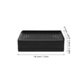 thumbnail image 2 of 4 Pcs Adjustable Bed Risers Succulent Leaf Propagation Tray Heavy Furniture Home Appliance Black, 2 of 8