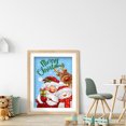 thumbnail image 4 of Cuadros Decorativos Kit de artesanía con imagen de diamante de Feliz Navidad 5D, obra de arte de taladro redondo completo de resina Likrtyny embutido en tela, 4 of 9