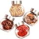 thumbnail image 1 of Frasco De Almacenamiento De Acero Inoxidable + Vidrio Juego De Frascos De 4 Piezas Frasco Sellado Transparente Frasco De Contenedor De 200 Ml Contenedor De Alimentos Conjunto De Recipiente Universal Speravity HA020569-00, 1 of 6