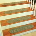 thumbnail image 1 of Rhody Rug SO65A008X028-13 Sophia Multi Braided Stair Tread, Moss Green - Set Of 13, 1 of 1