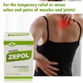 thumbnail image 2 of Zepol Topical Analgesic Cream. Fast Acting and Efficient Pain Relief for Muscles and Joints Associated with Simple Backache, Strains, Bruises, and Sprains. 1 Oz. Pack of 3, 2 of 5