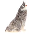 thumbnail image 3 of rugiente modelo de juguete animal de simulación de juguete decoración para hogar arte coleccionables Hugo Estatua de lobo realista, 3 of 8