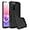 Black/Black, variant on for Samsung Galaxy A03S Case, with Tempered Glass Screen Protector, Dust Proof Port Cover, Full Body Protection Rubber Cover Phone Case for Samsung Galaxy A03S/A02S, Black/Black