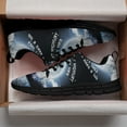 thumbnail image 3 of Fly Witch Broom Big Moon Night Sky Running Shoes Sneakers Mesh Black Size 5, 3 of 5