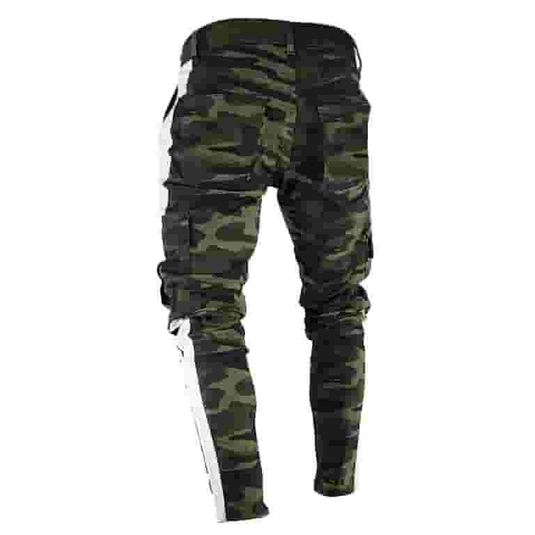 Men's Casual Cargo Pants Slim Fit Skinny Stretch Camo Pants Men's Casual Cargo Pants Slim Fit Skinny Stretch Camo Pants