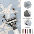 thumbnail image 5 of Area Rugs 3'x5', Blue Starfish Coastal Carpet Runner Indoor Outdoor Rugs Home Decor Aesthetic, Nautical Summer Ocean Abstract Art Non Slip Mats Washable Accent Rug for Living Room Bedroom, 5 of 8