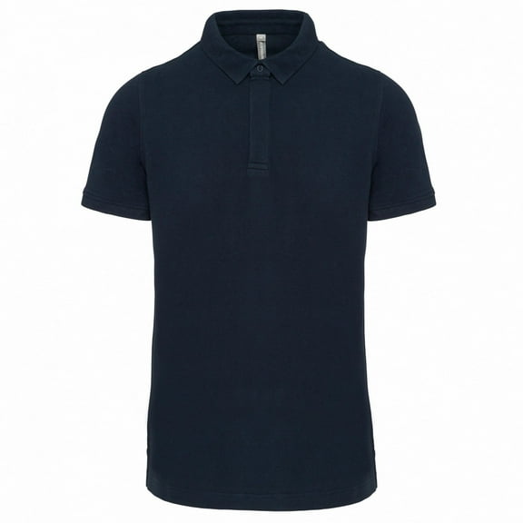 Kariban Mens Piqué Stud Front Polo Shirt