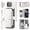 White, variant on Compatible with iPhone 16 Pro Max 6.9 inch Wallet Phone Case Tempered Glass Screen Protector Bling Glitter Crossbody Lanyard Strap Flip Zipper Purse Card Holder Cell Cover for iP 16 i16PM Women Green
