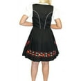 thumbnail image 5 of Dirndl Trachten Haus 3 Piece Short Black German Oktoberfest Dirndl Dress 4, 5 of 13