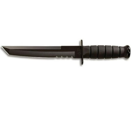 Ka Bar Knives Aluminum Knife - Ka-Bar Black Tanto Serrated Knife