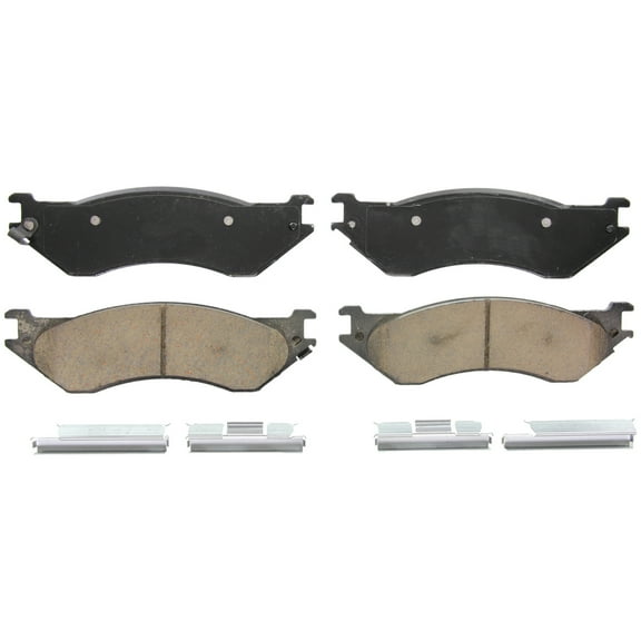 Wagner QuickStop ZD702 Ceramic Disc Brake Pad Set Fits select: 2000-2003 FORD F150, 1997-1999 FORD F250