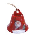 thumbnail image 1 of Wosthever Campanas de árbol de Navidad, campana artesanal de hierro de cáñamo, colgantes tradicionales exquisitos para festivales, diseño de escena, Kits de decoración para fiestas Rojo Wosthever HA070665-01, 1 of 6
