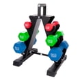 thumbnail image 1 of Set 6 Mancuernas Con Soporte, Kit Pesas Para Ejercicio Magma Life SMANC01, 1 of 7