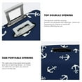 thumbnail image 5 of Balery Luggage Cover Nautical Themed Simple Anchors Print Suitcase Covers for Luggage Elastic Washable Suitcase Protector Fits 18-32 Inch Luggage-Medium, 5 of 9