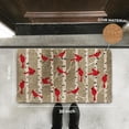 thumbnail image 2 of Abbott Collection 35-FWD-DMX-04 Cardinals & Birch Doormat, Grey/red, 2 of 6