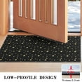 thumbnail image 3 of Black Gold Star Pattern Door Rugs,Washable Non Slip Door Mats Indoor,Decorative Door Mats,Entry Mat Indoor for Entrance,Bedroom,Kitchen,Bathroom,17"x30", 3 of 6