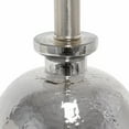 thumbnail image 3 of Lalia Modern Hammered Glass Jar Table Lamp - Grey Linen Shade - Metallic Gray, 3 of 9