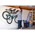 thumbnail image 6 of Allen Sports Wall-Mounted 2-Bicycle Folding Storage Bike Rack, Model 201B, Black, 6 of 8
