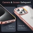 thumbnail image 4 of JETech Case for iPhone 15 Pro 6.1-Inch, Non-Yellowing Shockproof Phone Bumper Cover, Anti-Scratch Clear Back (Rose Gold), 4 of 6