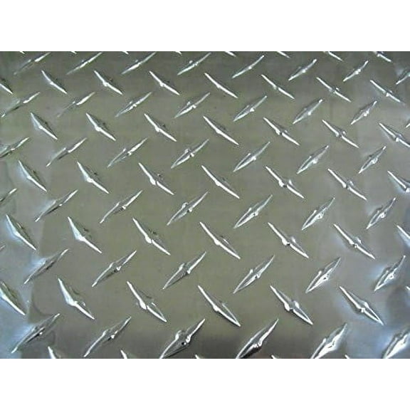 1/8" Aluminum Brite Diamond Tread Deck Plate 3003 24" x 24"$$Building Supply