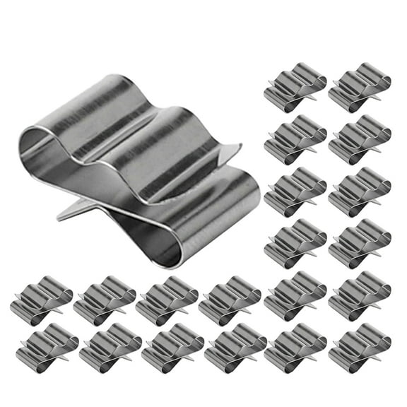 30 Pcs Cable Clamp Trailer Wire Clips Stainless Steel Wire Clips Trailer Frame Wire Clamps Solar Cable Clip Cable Clips