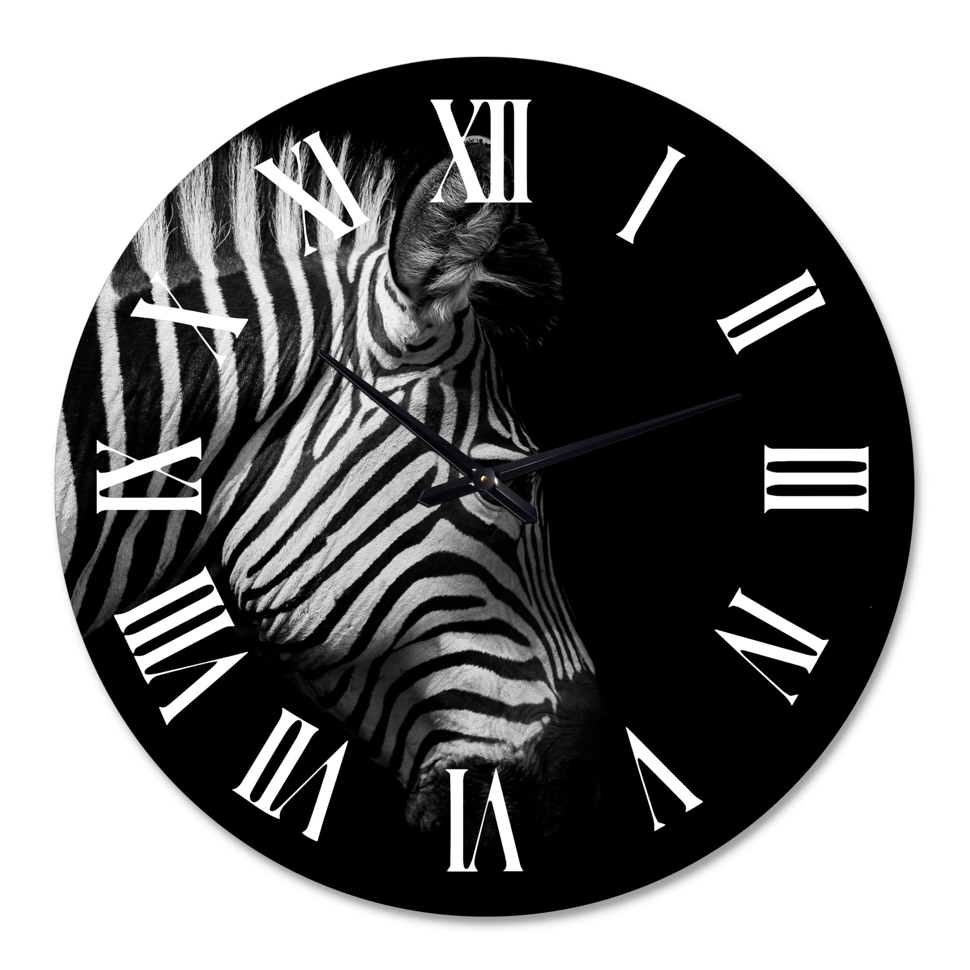 Designart 1 in Quartz Farmhouse Wall Clock