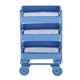 thumbnail image 1 of Estante de almacenamiento de hierro 1:12 Azul Sunnimix para casa de muñecas moderna, 1 of 6