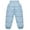 Gray Blue, variant on WIBACKER Winter Puffer Snow Pants for Baby Girl Boy-Toddler Kids Thick Warm Down Ski Trouser