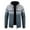 Gray, variant on Men's Winter Coat Ethnic Style Printed Zipper Sweater Long Sleeve Hooded Outwear Casual Coat Gray 2XL