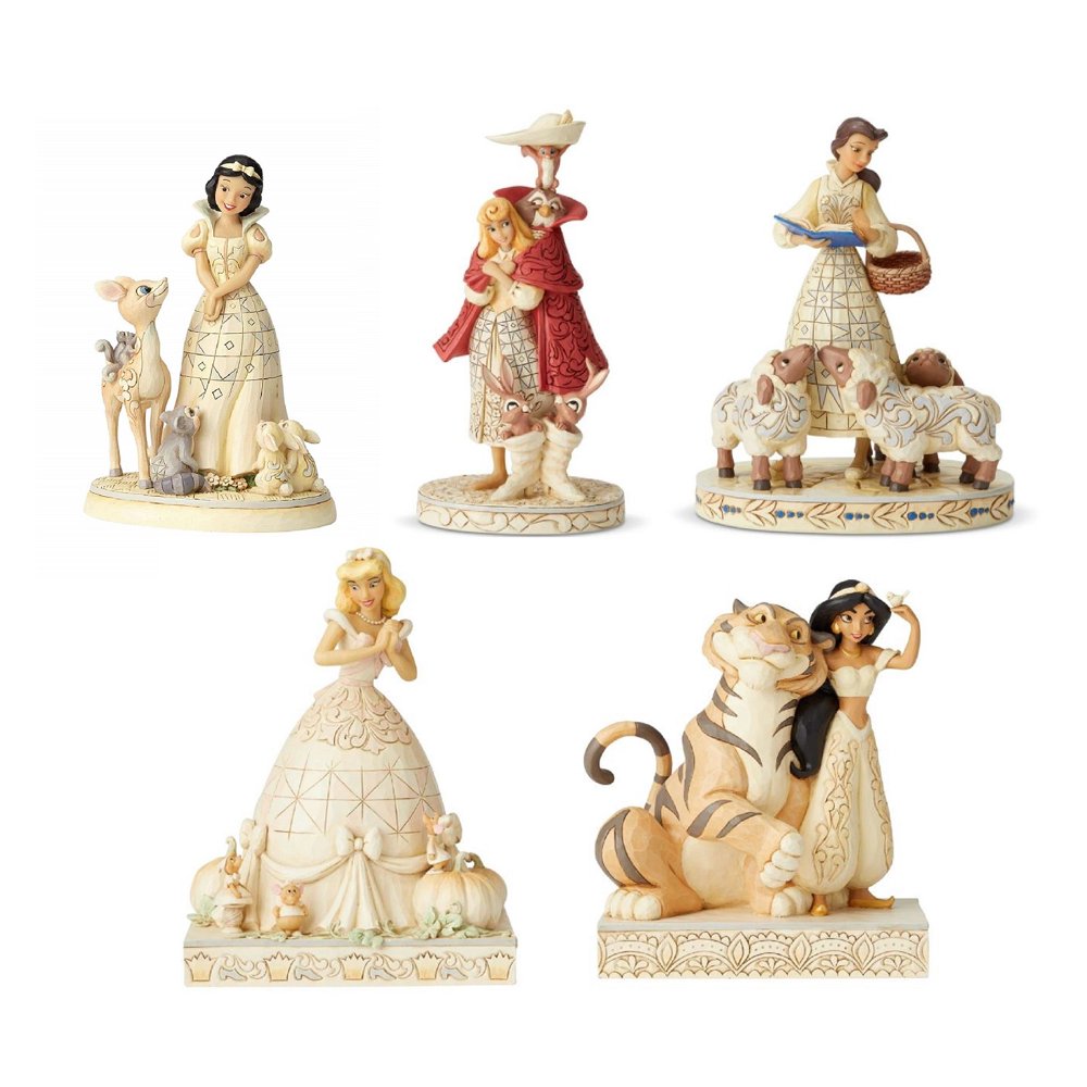 jim shore white woodland cinderella