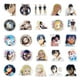 thumbnail image 3 of 50 UNIDS Pegatinas Figura de Anime Japonés Doodle Pegatinas de Vinilo Impermeables para Coches de Choque Computadora Scrapbook Guitarra Equipaje Monopatín para Ventilador de Dibujos Animados JAMW Sencillez, 3 of 5