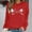 Watermelon red, variant on Chuancc Long Sleeve Sweatshirt Ladies Sweaters Long Sleeve Tops for Women Trendy Athleisure Women Winter Sweatshirts Crew Neck Sweatshirt Valentine Sweater Pullover Sweatshirts Women's Pullover L